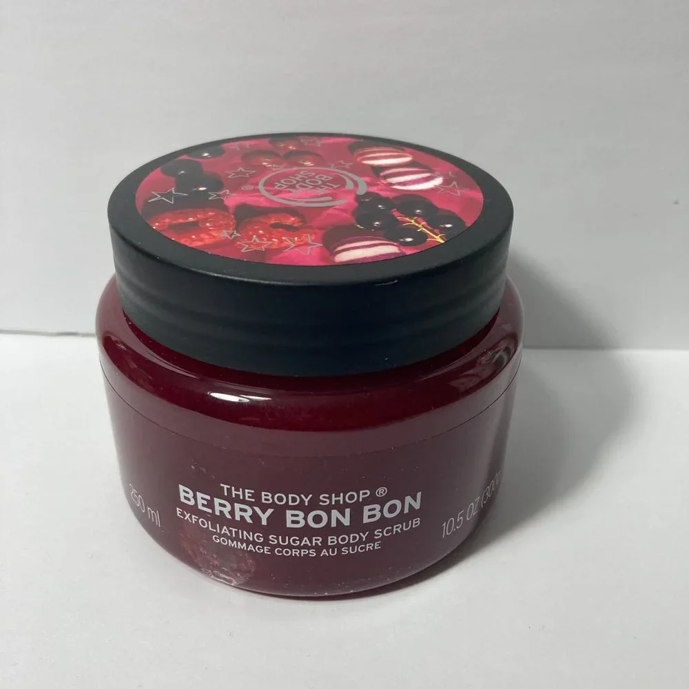 Body Shop Berry Bon Bon Exfoliating Sugar Scrub - Picture 1 of 11